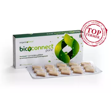 Bioconnect Pure béta-glükán kapszula felnőtteknek, 12 éven felüli gyerekeknek