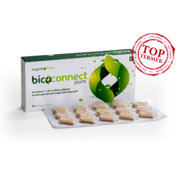 Bioconnect Pure béta-glükán kapszula felnőtteknek, 12 éven felüli gyerekeknek