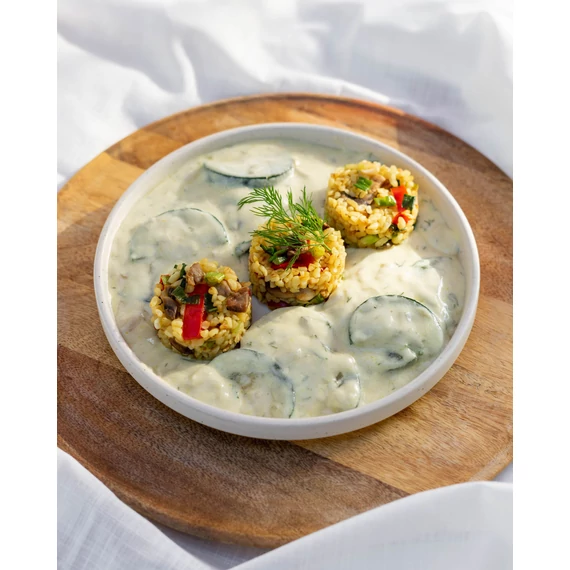 Kapros cukkini bulgur