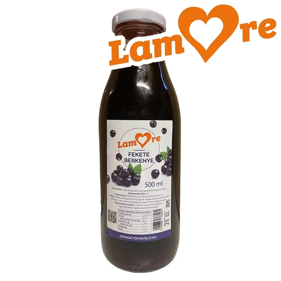 Fekete berkenye (arónia) gyümölcslé, 500 ml