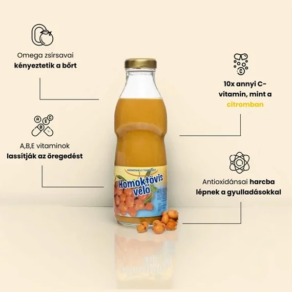 Homoktövis velő termelői 500 ml