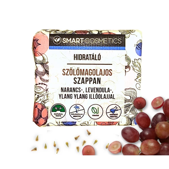 Szőlőmagos szappan vörösszőlőmag-olajjal